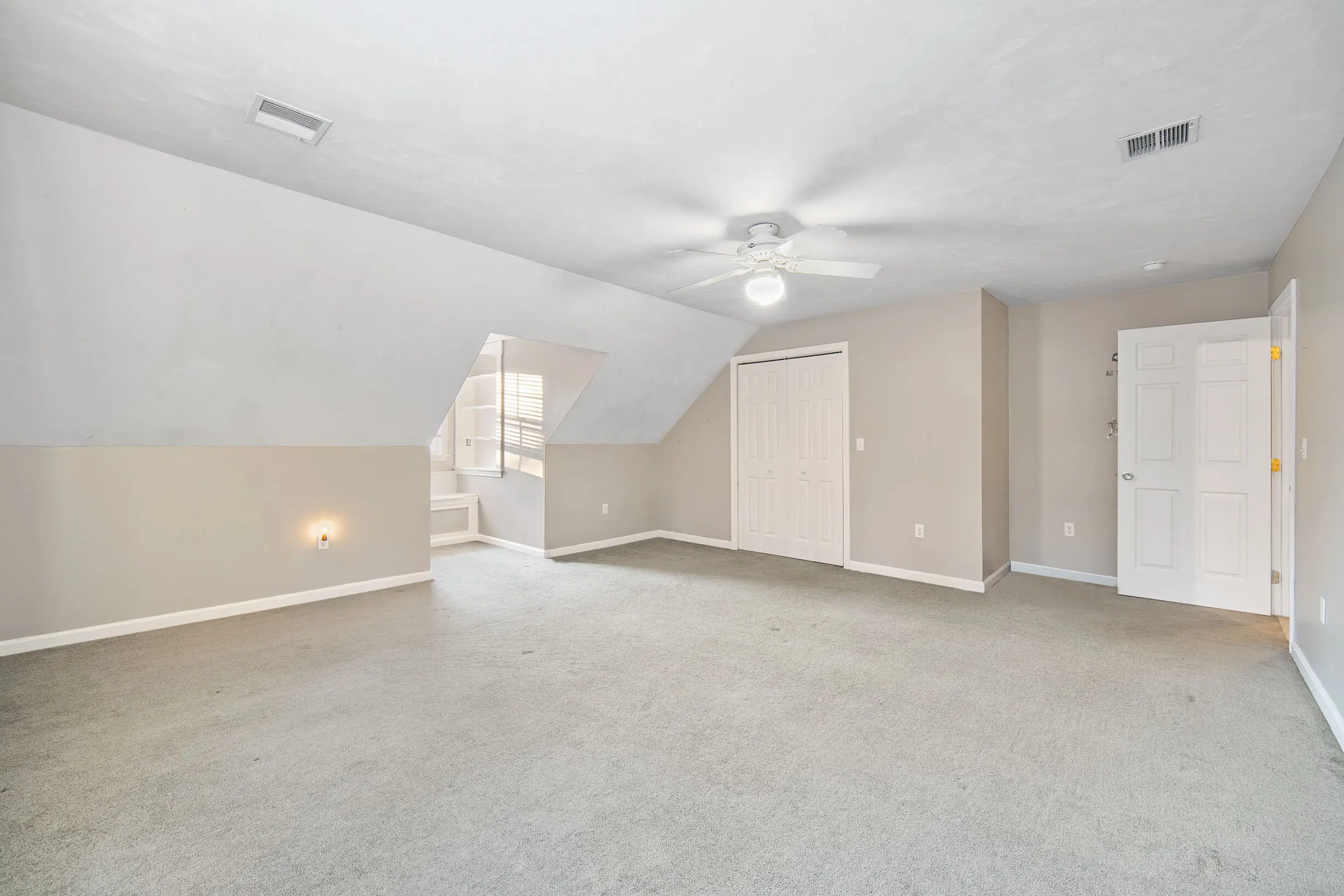 Empty unstaged room before virtual staging showing bare walls and floors